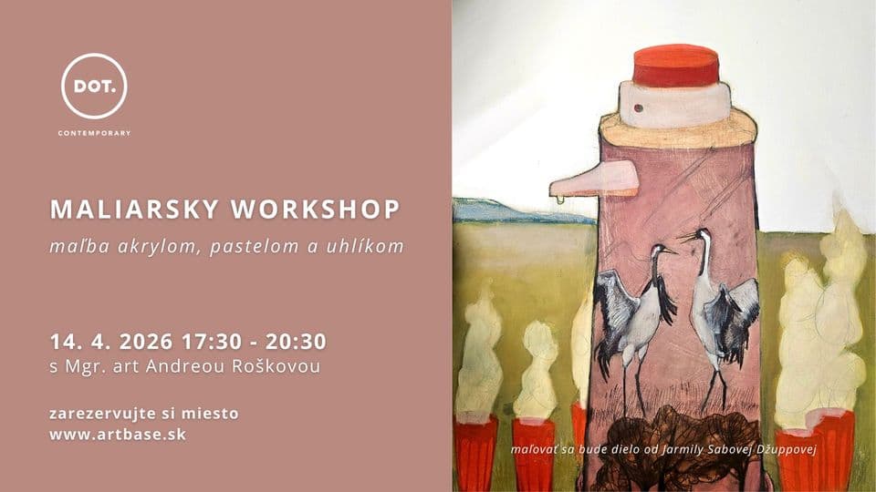 14. 4. Malířský workshop / malba akrylem, pastelem a uhlem