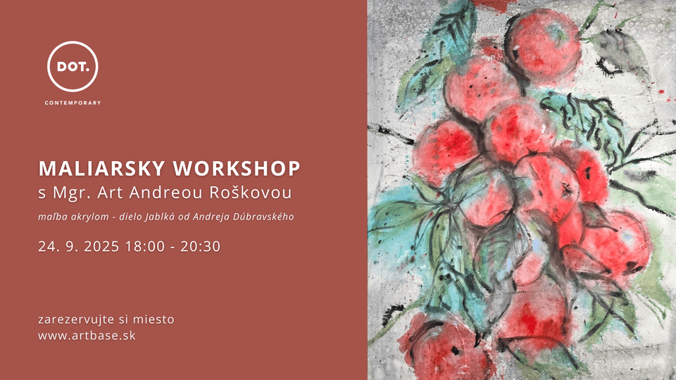 24. 9. Maliarsky workshop s Mgr. art Andreou Roškovou / maľba akrylom