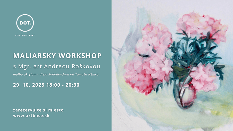 29. 10. Maliarsky workshop s Mgr. art Andreou Roškovou / maľba akrylom