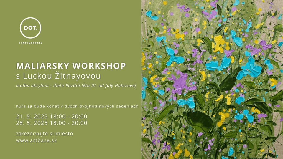Maliarsky workshop inšpirovaný dielom July Haluzovej